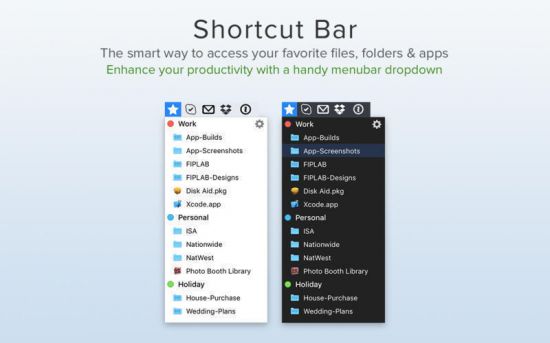 Shortcut Bar 1.8.9 macOS