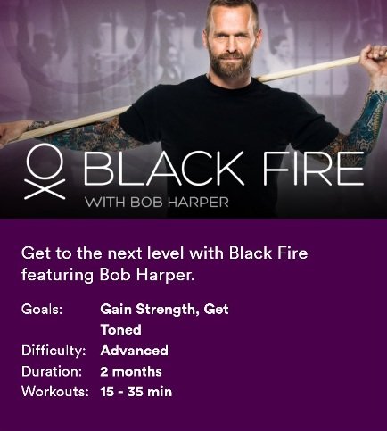  DailyBurn - Bob Harper: Black Fire Workout Program 2017