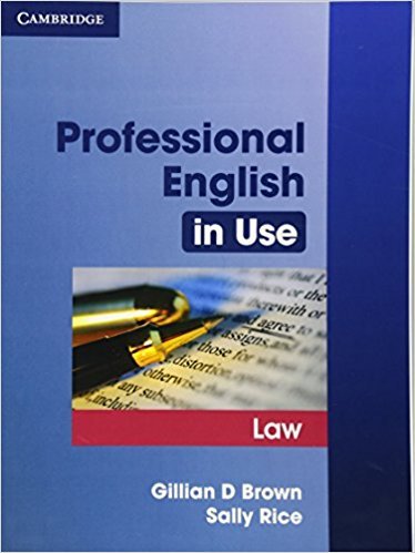 Professional English in Use Law 1st Edition