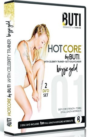 Sensual buti-yoga. Muscular corset. Bizzie Gold - Hot Core by Buti 2016