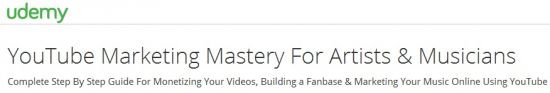 YouTube Marketing Mastery For Artists &amp; Musicians