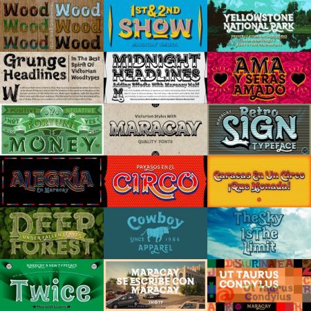 Fonts Maracay Designer script (9)