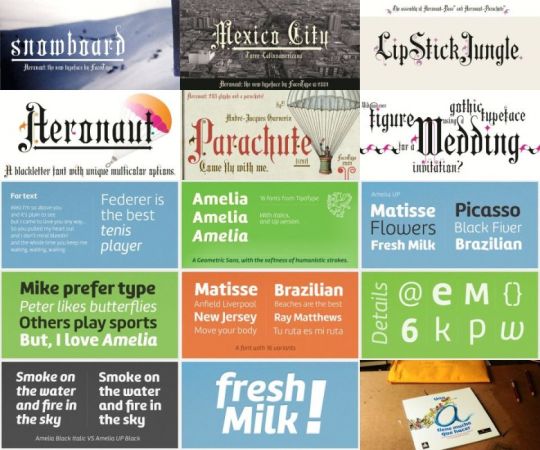Fonts Family Aeronaut &amp; Amelia (21)