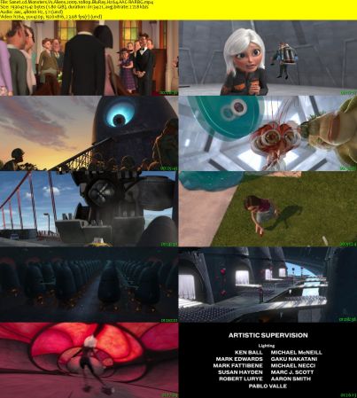 Monsters Vs Aliens 2009 1080p BluRay H264 AAC-RARBG
