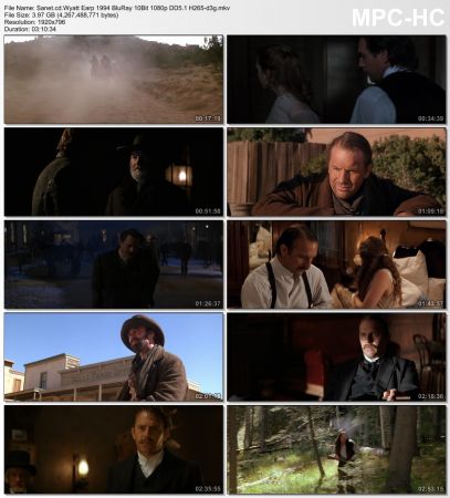 Wyatt Earp 1994 BluRay 10Bit 1080p DD5.1 H265-d3g
