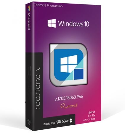 New Windows 10 Pro RS2 v.1703.15063.966 En-us x86/x64 March2018 V.2 Pre-Activated