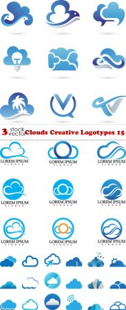Vectors - Clouds Creative Logotypes 15