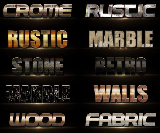 50 Text Styles &amp; effects Bundle Dian #6