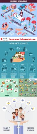 Vectors - Insurance Infographics 10