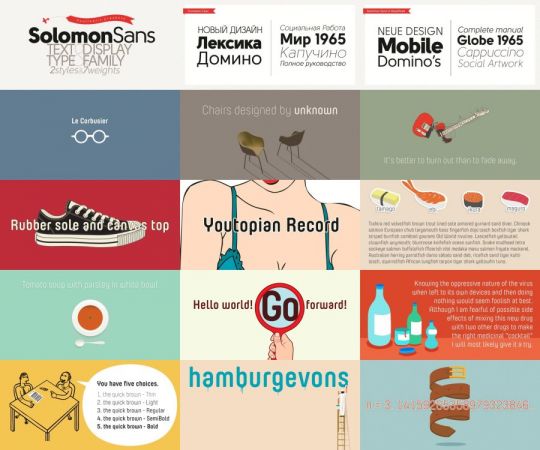 Fonts Family SolomonSans &amp; Yummo (19)
