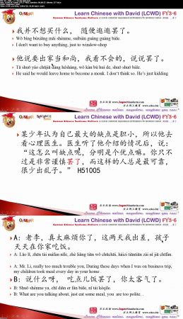 Quick Chinese Grammar referring to Fast Changing China Vol 1