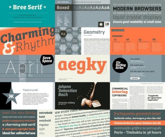 Fonts Family Boxed &amp; BreeSerif (38)