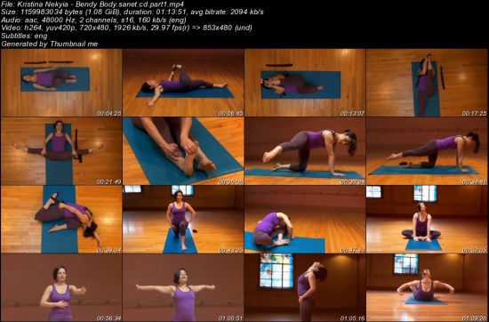 Bendy Body - A Flex-stabili ty Workout - Stretch and Strengthen for Peak Performance with Kristina Nekyia 2015