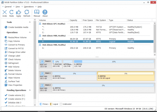 NIUBI Partition Editor Professional 7.0.8