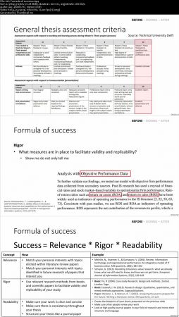 Ultimate thesis guidelines