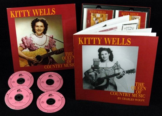 Kitty Wells - The Queen Of Country Music 4 CD Box Set (1949-1958) - 1993, FLAC 