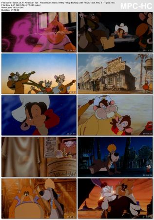 An American Tail Fievel Goes West 1991 1080p BluRay x265 HEVC 10bit AAC 5.1 Tigole