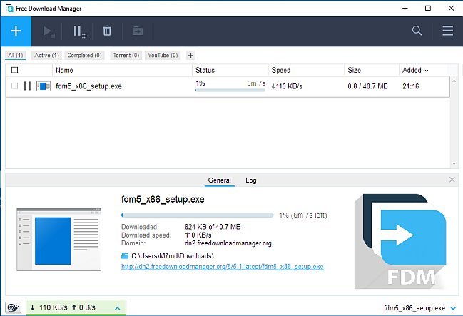 Free Download Manager 5.1.35 Build 7092 (x86/x64) Stable Multilingual