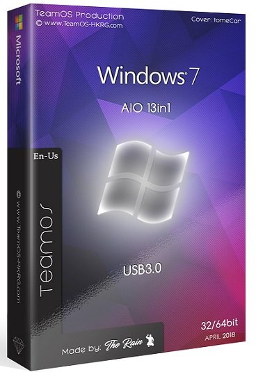Windows 7 Sp1 AIO (x86x64) 13in2 en-us (USB3.0) April2018