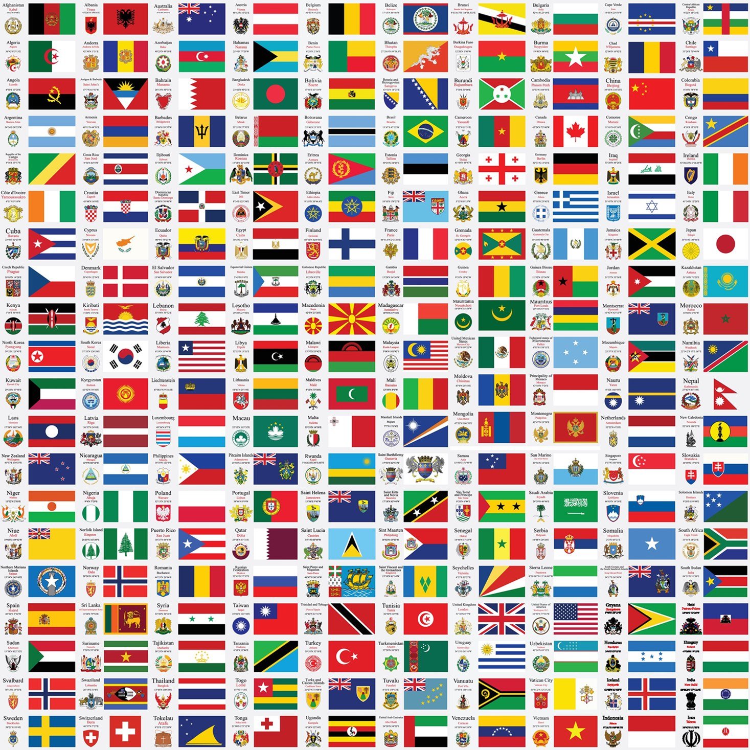 Vector Images Of Symbols And Maps Of Countries Of The World - SoftArchive