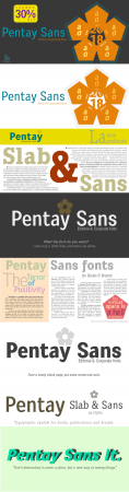 Pentay Sans Font Family