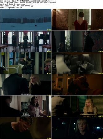 Red Sparrow 2018 HC 720p HDRip KorSub TGx Exclusive