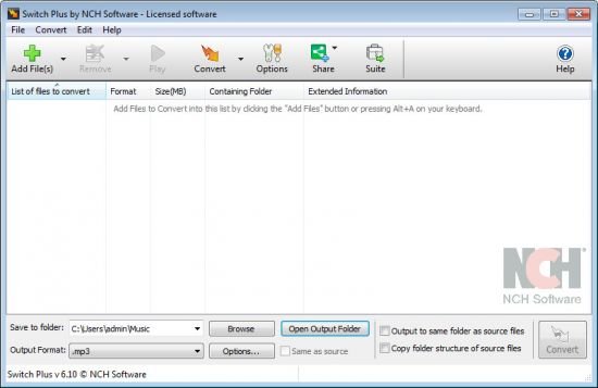 download switch plus nch software