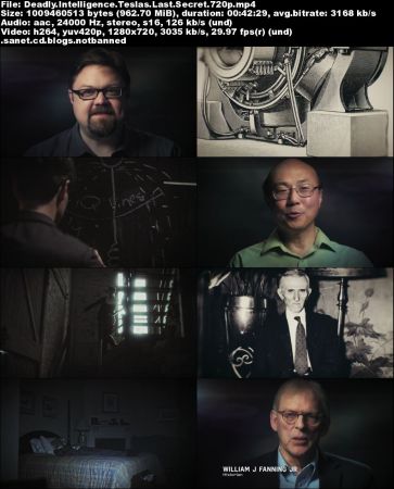 Science Channel - Deadly Intelligence: Tesla's Last Secret (2018) 720p SCIE WEB h 264-SHRPY