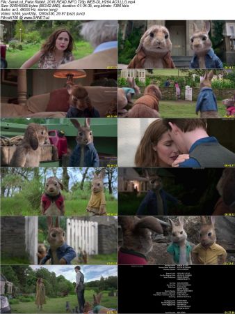 Peter Rabbit 2018 READINFO 720p WEB-DL H264 AC3 LLG