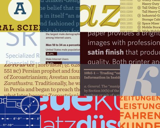 Hoefler &amp; Frere Jones Collection
