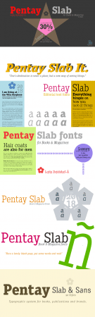 Pentay Slab Font Family