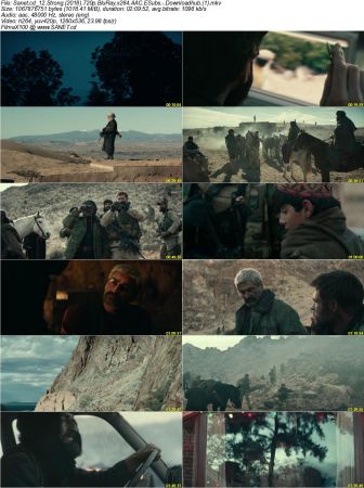 12 Strong 2018 720p BluRay x264 AAC ESubs Downloadhub