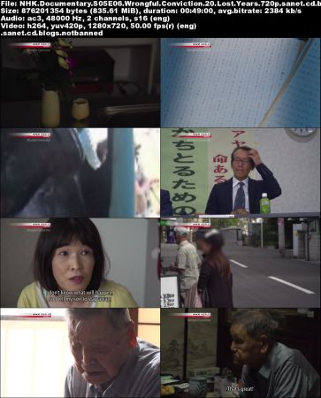 NHK Documentary - Wrongful Conviction: 20 Lost Years (2018) 720p HDTV x264-DARKFLiX