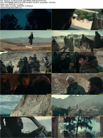 12 Strong 2018 720p BRRip X264 AC3-EVO