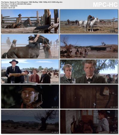The Unforgiven 1960 BluRay 10Bit 1080p AC3 H265-d3g
