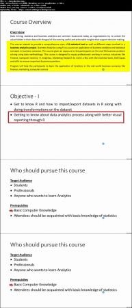 R - Business Analytics Using R Programming
