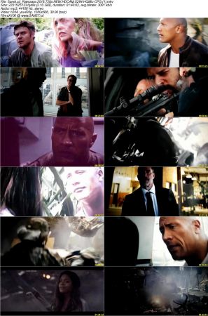 Rampage 2018 720p NEW HDCAM X264 HQMic-CPG