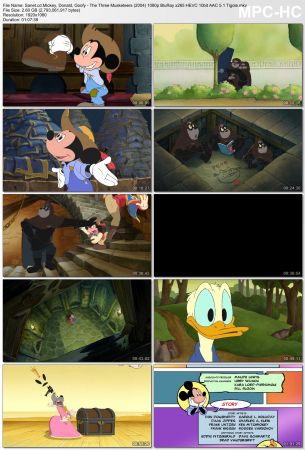 Mickey Donald Goofy The Three Musketeers 2004 1080p BluRay x265 HEVC 10bit AAC 5.1 Tigole