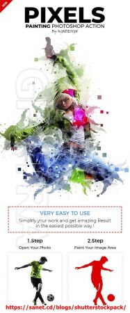 GraphicRiver - Pixels Painting Photoshop Action 21684912