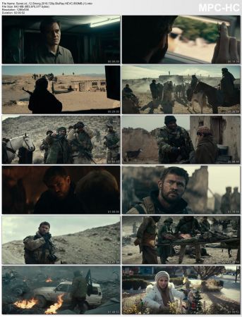 12 Strong 2018 720p BluRay HEVC 850MB SHERIF