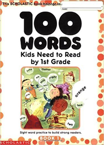 100 Words Kids Need to Read by 1st Grade