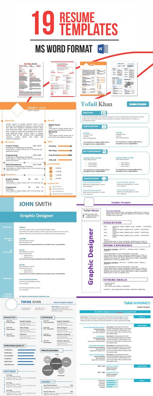 Resume Template Docx Download Free