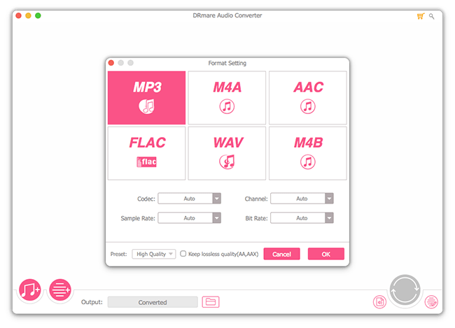 DRmare Audio Converter 1.0.2 macOS 