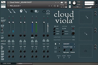 Sound Dust Cloud Viola 2 KONTAKT