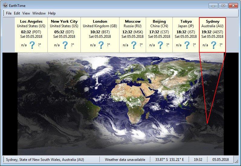EarthTime 6.24.4 free instal