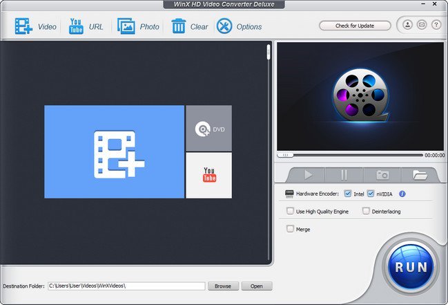 WinX HD Video Converter Deluxe 5.12.1.295 Build 25.05.2018 Multilingual Portable