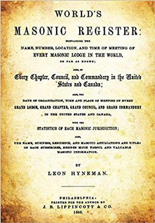 World's Masonic Register by Leon Hyneman