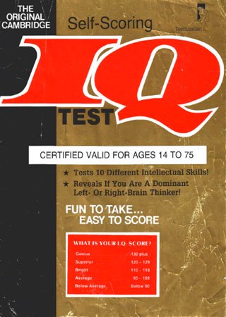 Cambridge Self Scoring IQ Test by Dan Pape