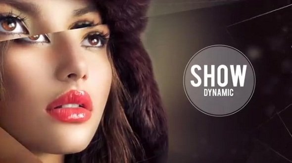 Simple Particle Slideshow - After Effects Template