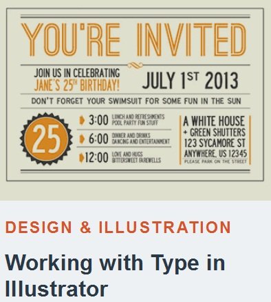 Tuts - Working with Type in Illustrator